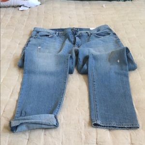 Loft relaxed skinny jeans - faded blue